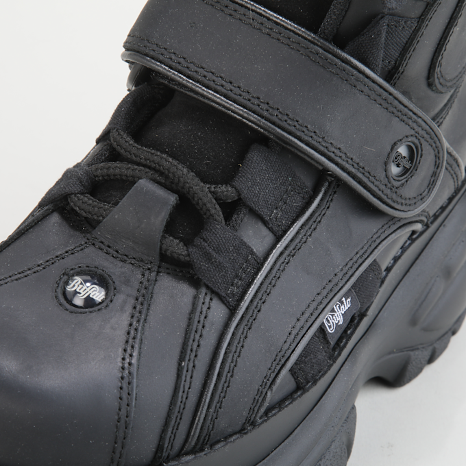 Buffalo Classic High Leather schwarz 61489 3