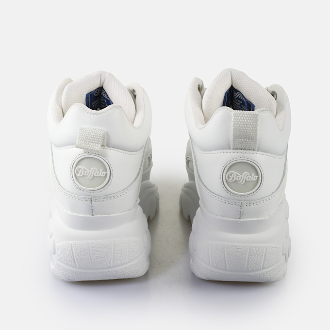 Buffalo Classic Low Leather blanc 62397 6