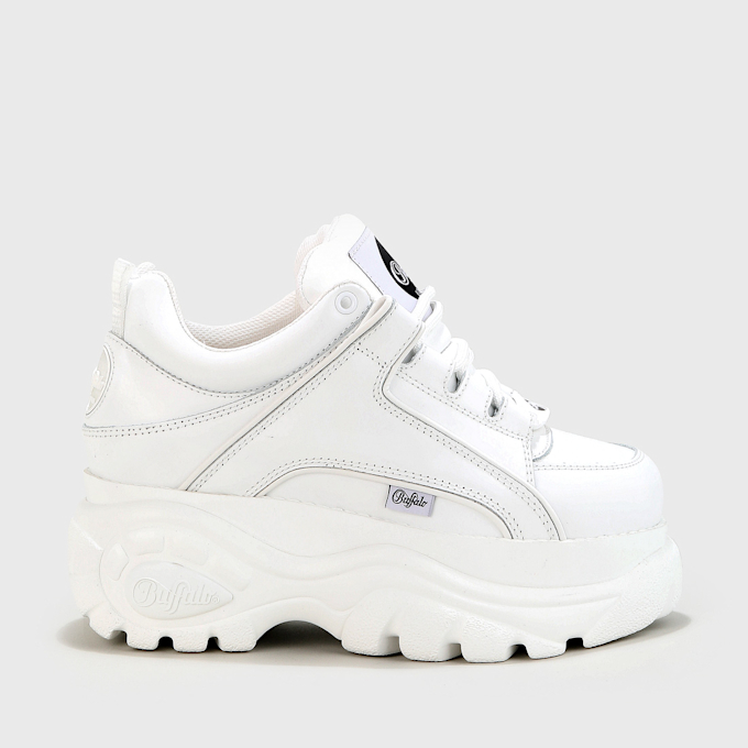Buffalo Classic Low BS Leather white 62405 2