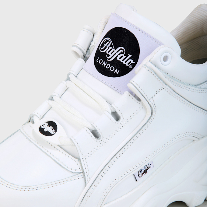 Buffalo Classic Low BS Leather weiß 62405 3