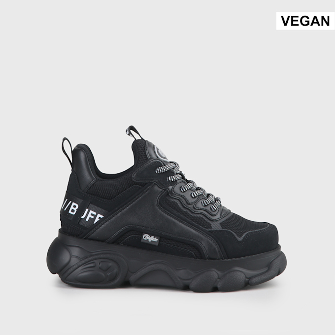 Buffalo CLD CHAI  - VEGAN NUBUCK/NAPPA - KHAKI/BLACK noir 62417 1