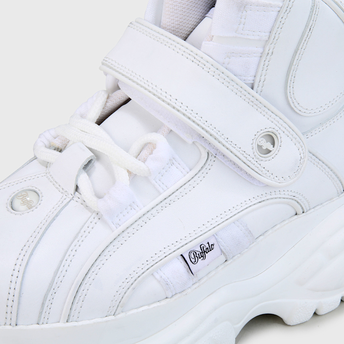 Buffalo Classic High Leather blanco 63166 4