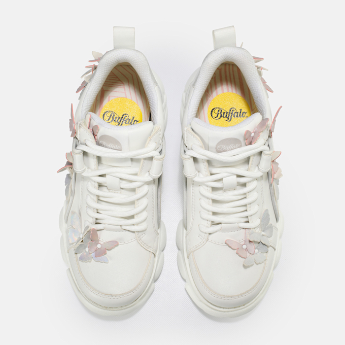 Buffalo Cld Butterfly Sneaker vegana, blanc blanco 63240 3