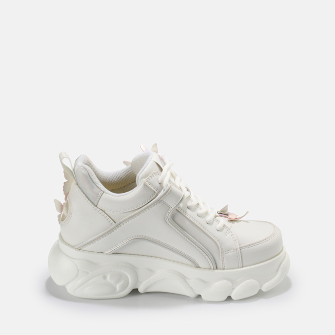 Buffalo Cld Butterfly Sneaker vegana, blanc blanco 63240 5