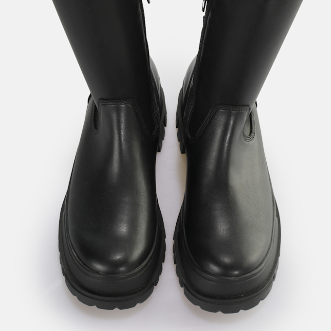 Buffalo Aspha Stretch Overknee black 64620 3