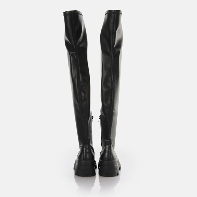Buffalo Aspha Stretch Overknee black 64620 6