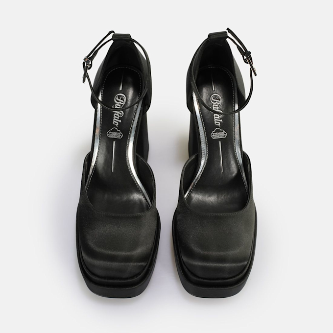 Buffalo MAY DORSAY - VEGAN SUEDE - BLACK/BROWN LEO black 63763 3