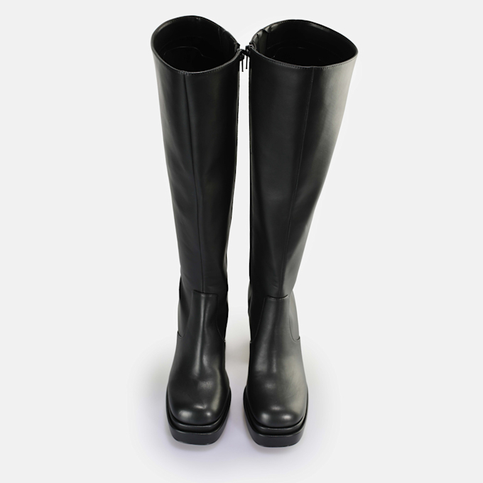 Buffalo Stivali May Boot HI vegan, nero nero 63782 3
