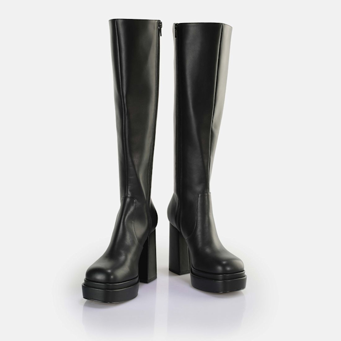 Buffalo Stivali May Boot HI vegan, nero nero 63782 4