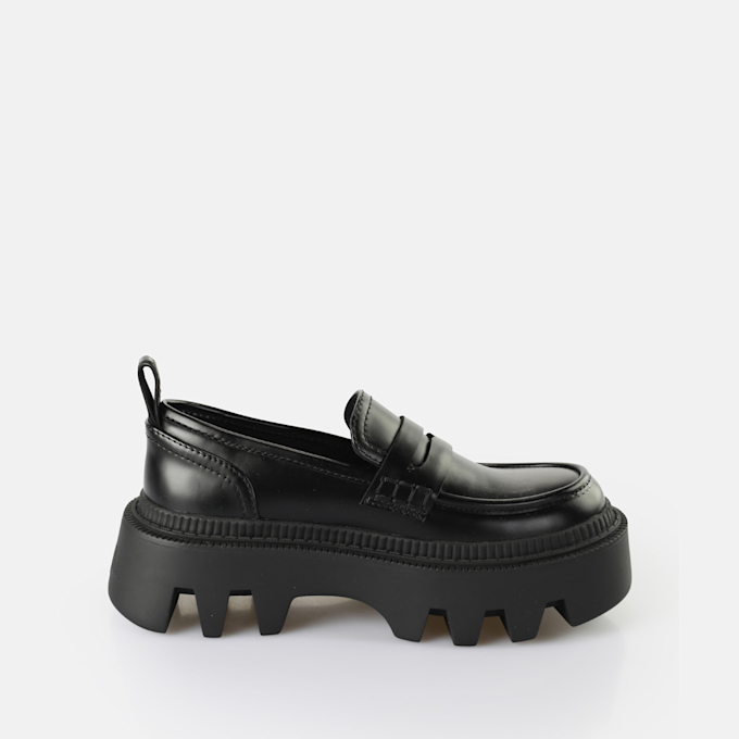 Buffalo Flora Loafer schwarz 64184 5
