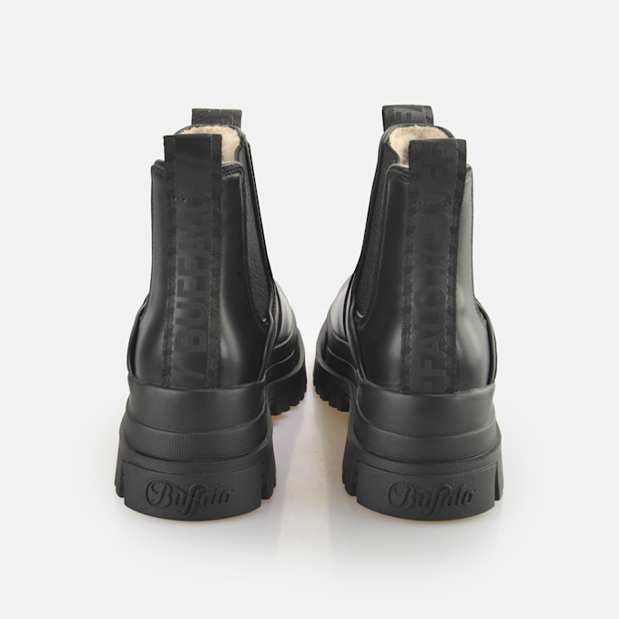 Buffalo Aspha Chelsea Warm schwarz 64260 6