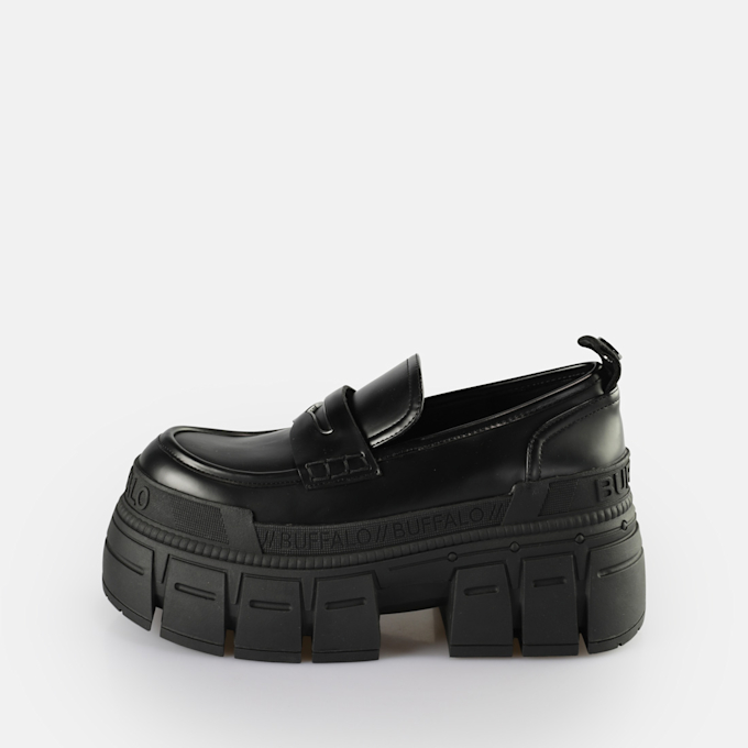 Buffalo Gospher Loafer nero 64312 1