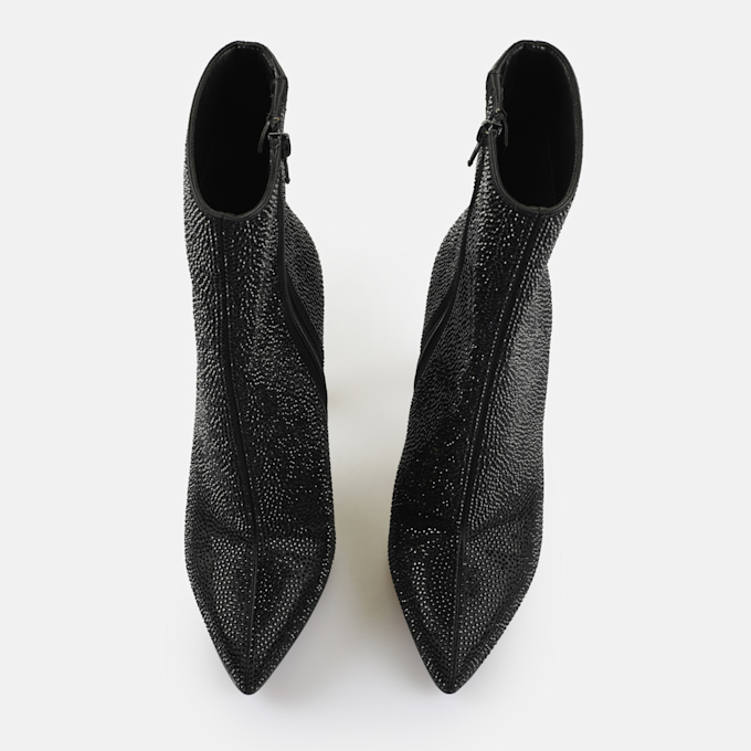 Buffalo Linda Ankle Shine noir 64360 2