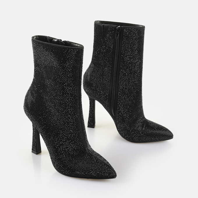 Buffalo Linda Ankle Shine black 64360 3