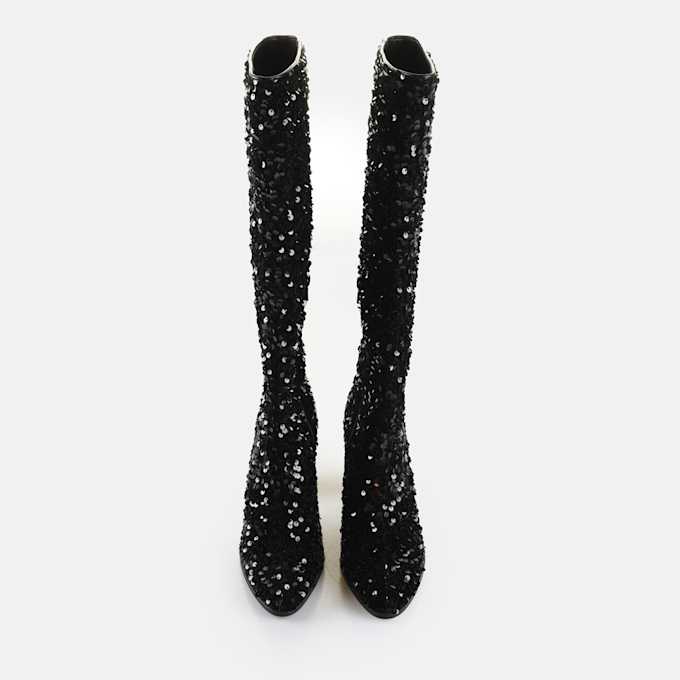 Buffalo Zoe Hi Leg noir 64397 2