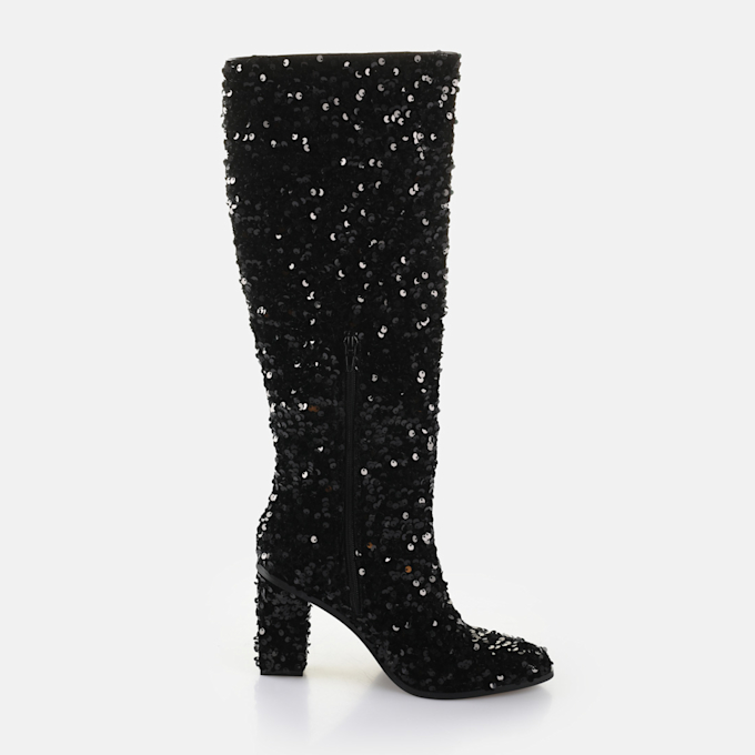 Buffalo Zoe Hi Leg noir 64397 4