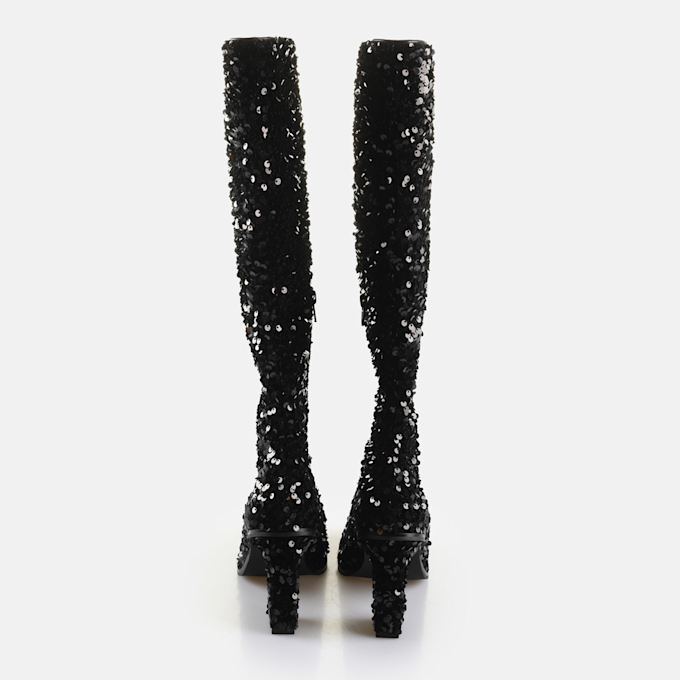 Buffalo Zoe Hi Leg noir 64397 5