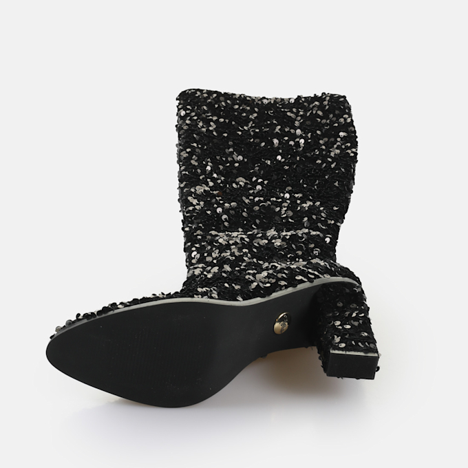Buffalo Zoe Hi Leg noir 64397 6