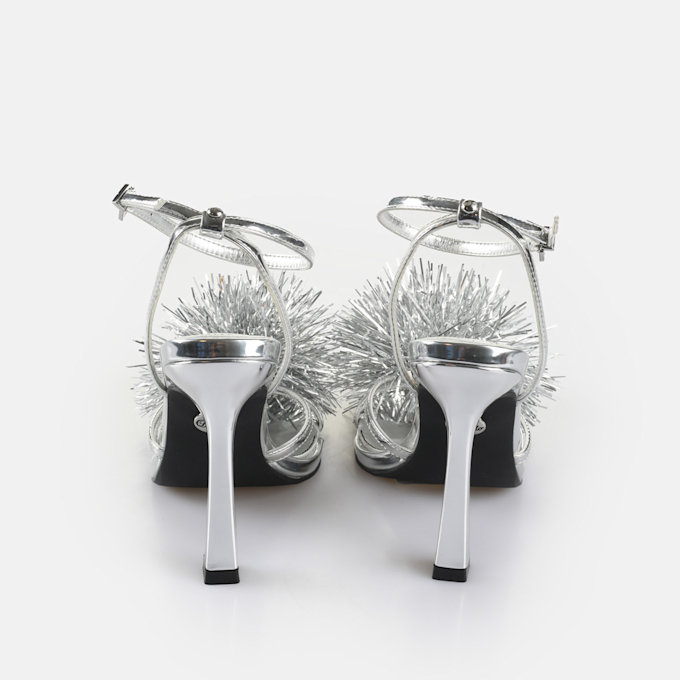 Buffalo FAIRY FLUFF - VEGAN PATENT - SILVER silver 64409 5