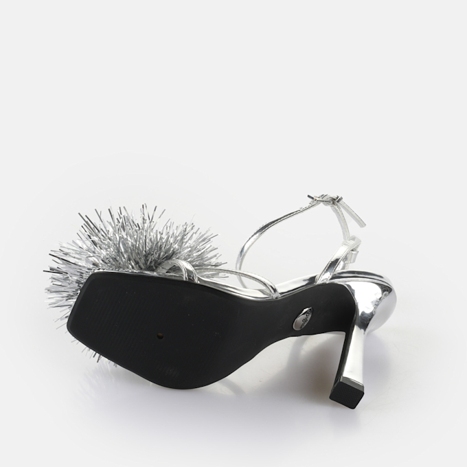 Buffalo FAIRY FLUFF - VEGAN PATENT - SILVER silver 64409 6