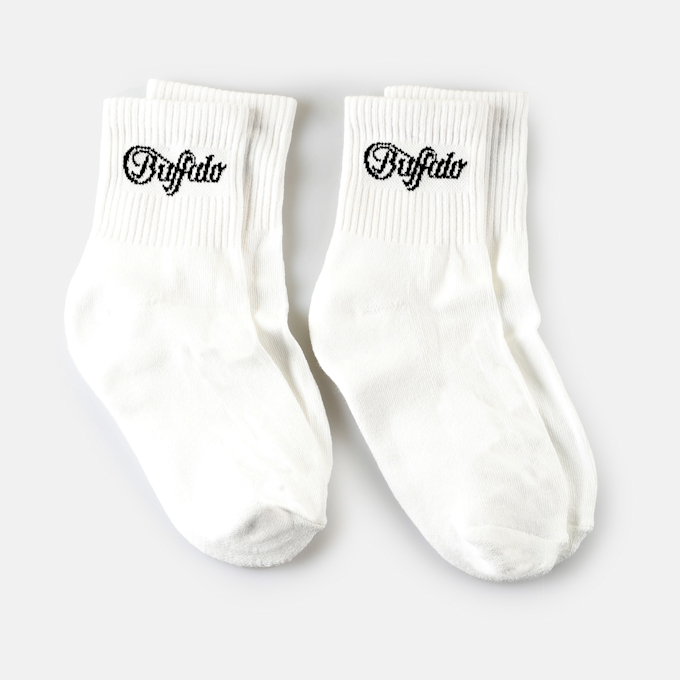Buffalo Logo Quarter Socks (2 Pack) weiß 64417 1
