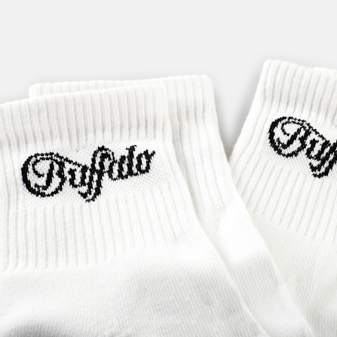 Buffalo Logo Quarter Socks (2 Pack) weiß 64417 3