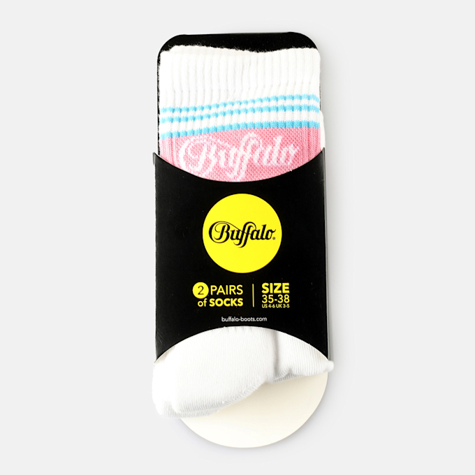 Buffalo Tennis Stripes (2 Pack) white 64427 2