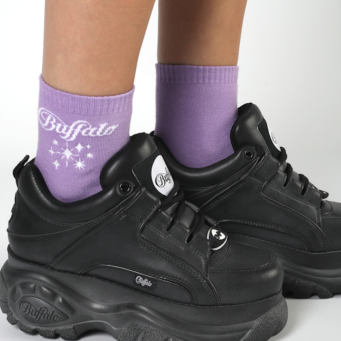 Buffalo Star Embroidery Calcetines (2 Pack) blanco 64429 5