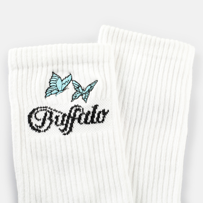 Buffalo Butterfly Embroidery white 64431 3