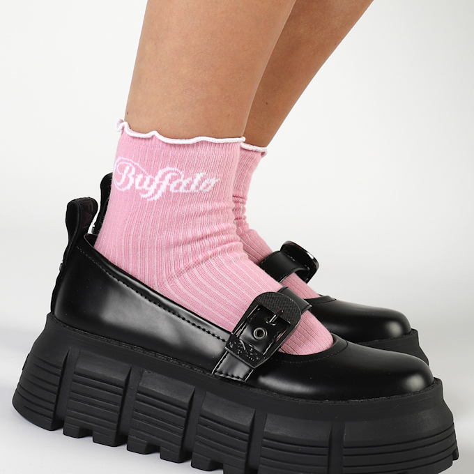 Buffalo Ruffles Rib Socks (2 Pack) weiß 64434 4