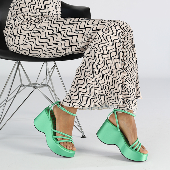 Buffalo Joy Mss Sandal green 64562 2