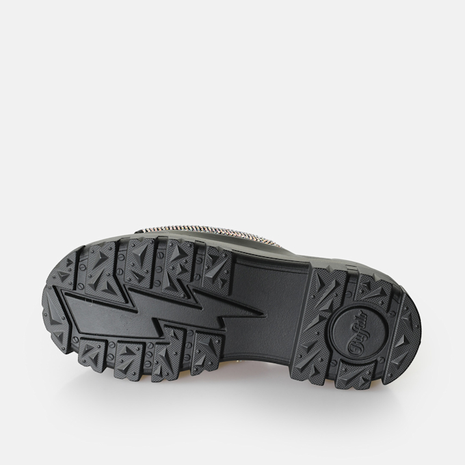 Buffalo Aspha Slide Glam black 64652 7