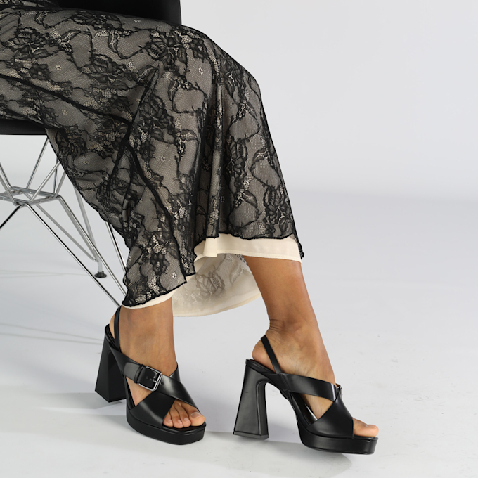 Buffalo LIZA CROSS  - VEGAN NAPPA - BLACK black 93126 2