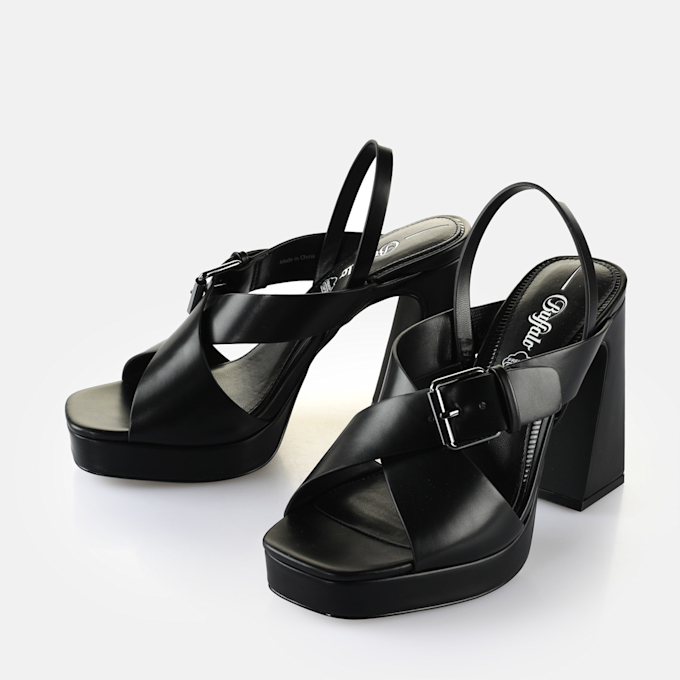 Buffalo LIZA CROSS  - VEGAN NAPPA - BLACK black 93126 4