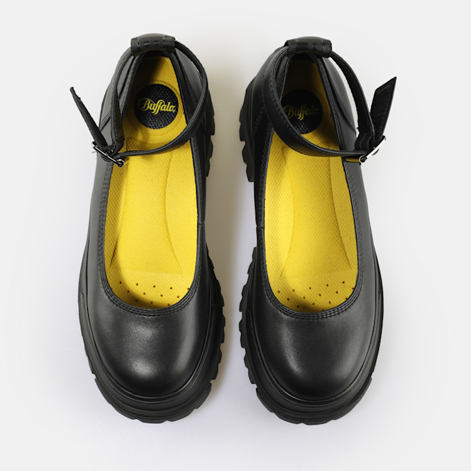 Buffalo Aspha Ballerina noir 64732 2