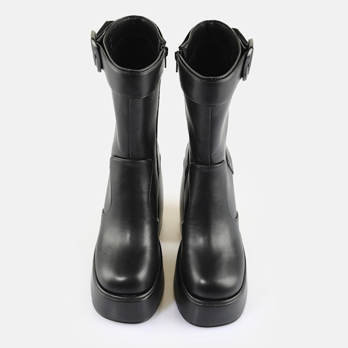 Buffalo Heart Bootie Buckle black 64837 2