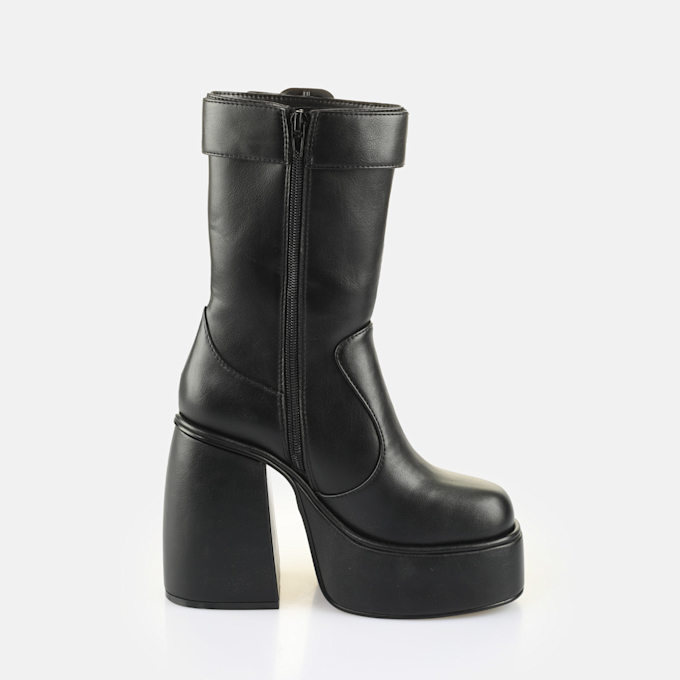 Buffalo Heart Bootie Buckle black 64837 4
