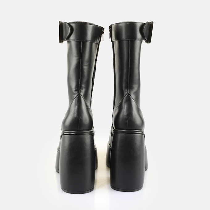 Buffalo Heart Bootie Buckle black 64837 5