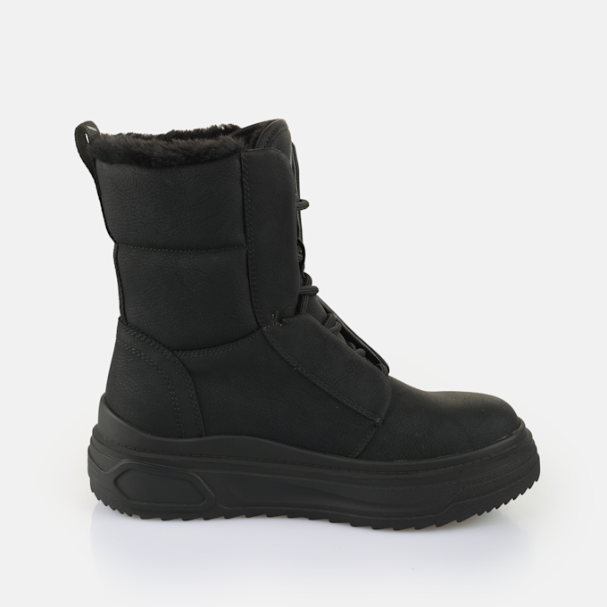 Buffalo Vectra Lace Up HI Warm black 64861 4