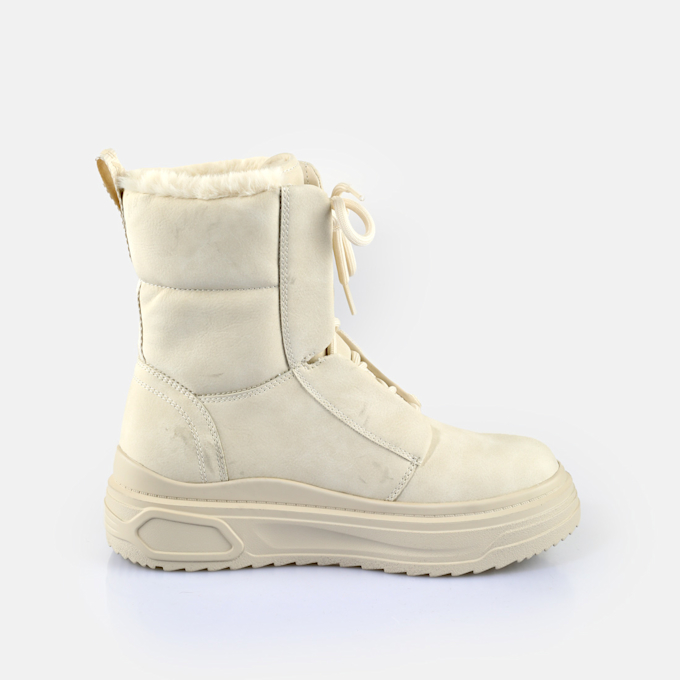 Buffalo Vectra Lace Up Hi Warm beige 64862 4