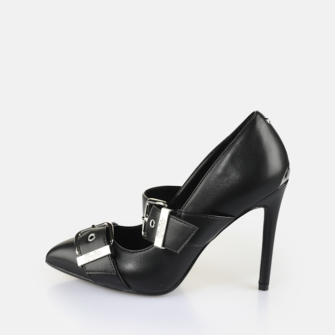 Buffalo Juliet Pump Buckle black 64872 1
