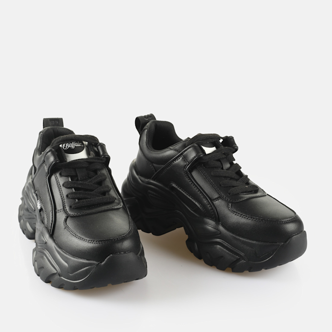 Buffalo GALACTICA - VEGAN NUBUCK - CREAM black 64897 3