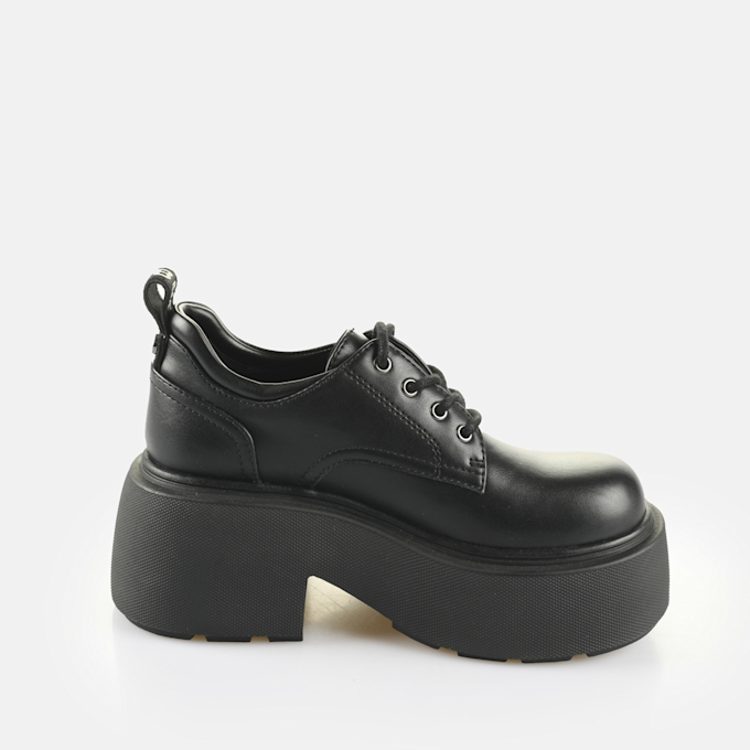 Buffalo Vicious Lace Up Lo noir 64920 4