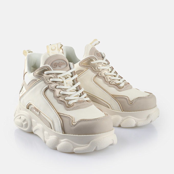 Buffalo CLD CHAI  - VEGAN NUBUCK/NAPPA - KHAKI/BLACK beige 64929 3