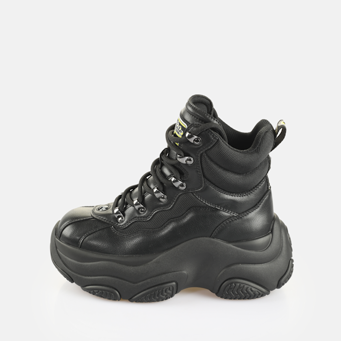 Buffalo KILLAH LACE UP MID - Botines con cordones - black/negro Buffalo KILLAH LACE UP MID - Botines con cordones - black/negro