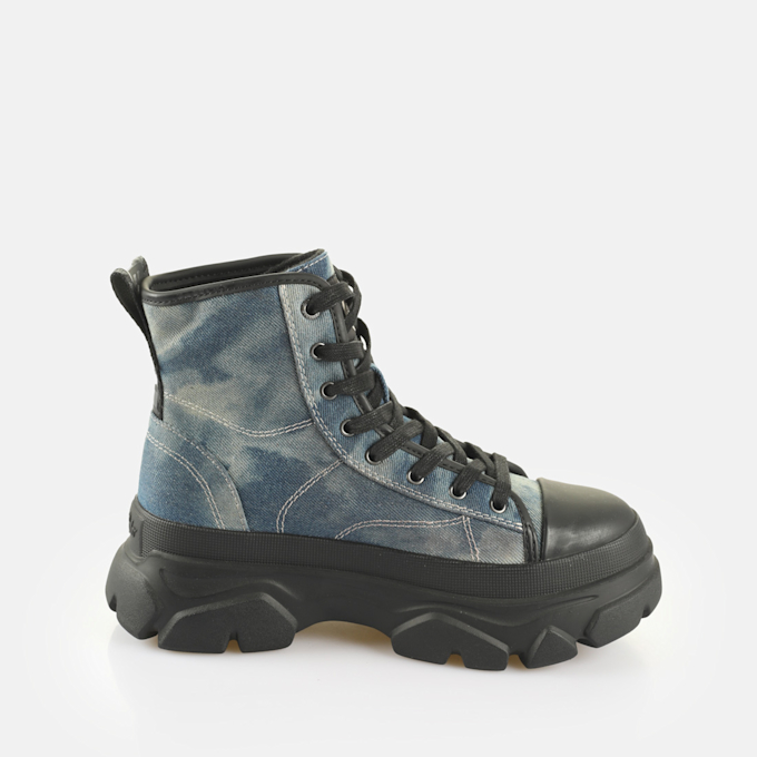 Buffalo Cade Lace Up Hi blue 64967 4
