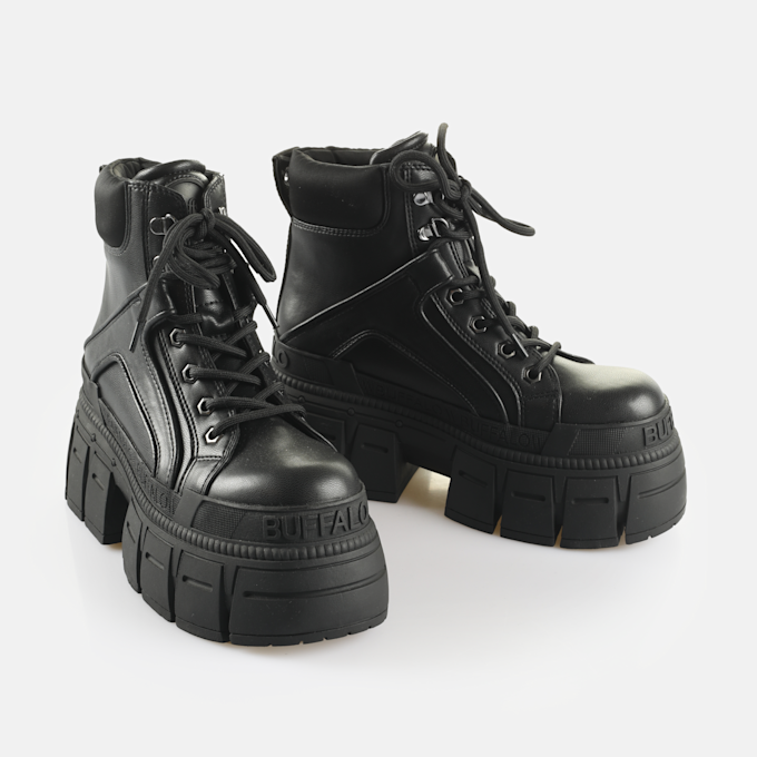 Buffalo Gospher Hike Hi BS schwarz 64997 3