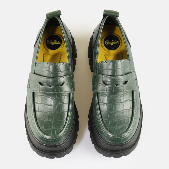 Buffalo Aspha Loafer verde 65032 2