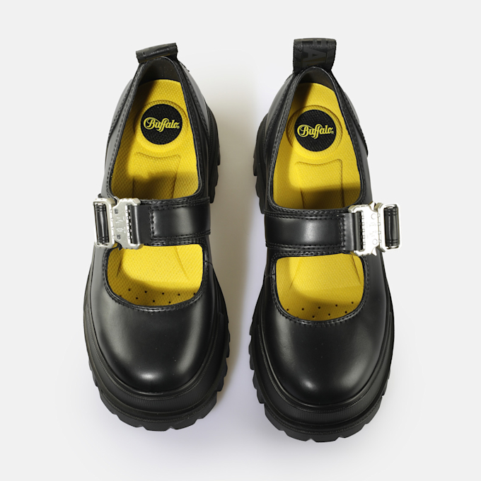 Buffalo Aspha Ballerina Buckle black 65043 2