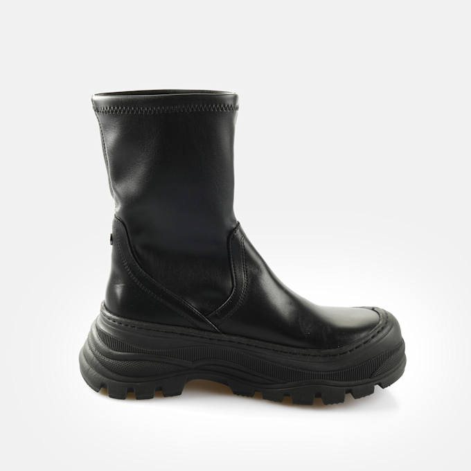 Buffalo Roam Sock Boot black 65028 4